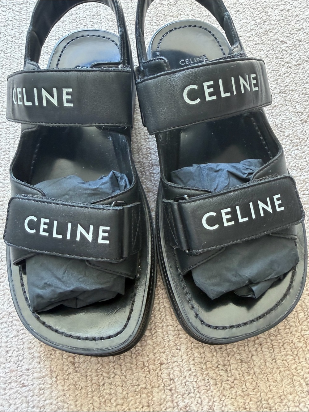 Celine Leather Sandals - Picture 7 of 8